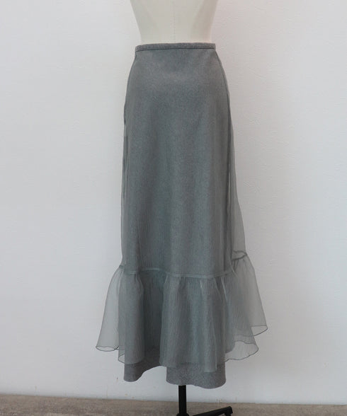 ウールフラノ・リバーシブルスカート