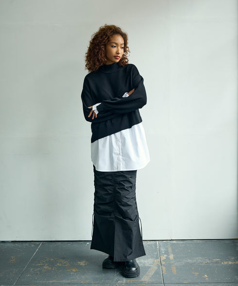 ドロストギャザースカート