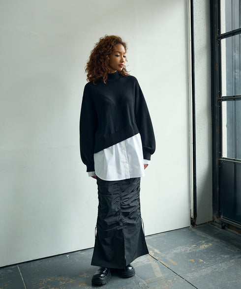 ドロストギャザースカート