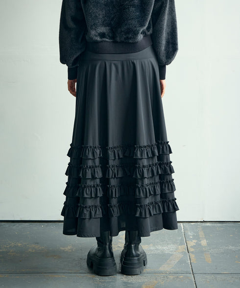 ギャザーフリル・ボリュームスカート