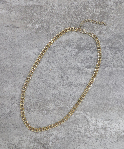 デザインチェーンシンプルネックレス