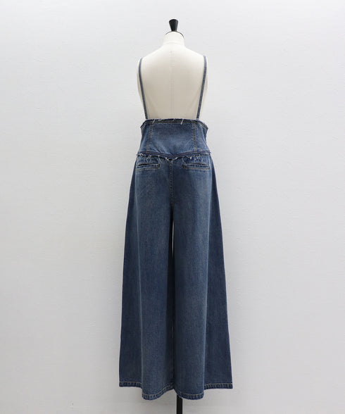 【5.13 InstaLIVE Pickup】 ハイウエストサスペンダーデニムパンツ