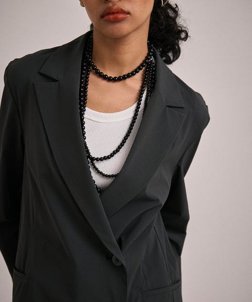 マルチアレンジボリュームボールネックレス