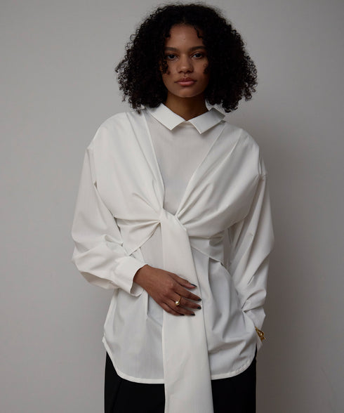 前後2WAYリボンシャツ