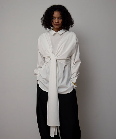 前後2WAYリボンシャツ