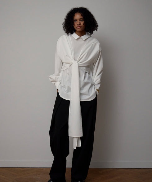 前後2WAYリボンシャツ