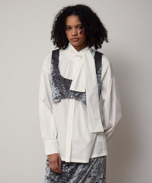 ボウタイボリュームシャツ