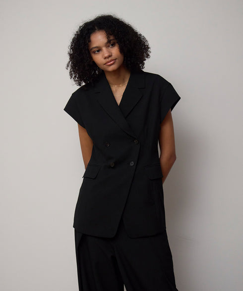 キャップスリーブダブルジレ