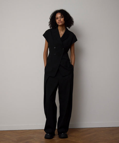 キャップスリーブダブルジレ