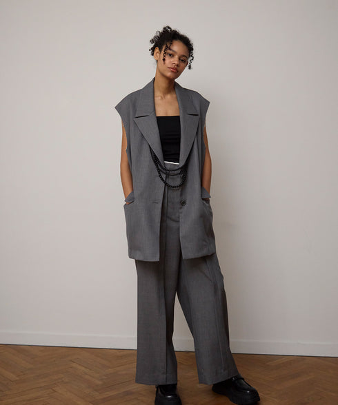 【2025.11 NEW IN】カットオフテーラードジレ