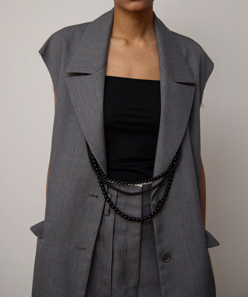 【2025.11 NEW IN】カットオフテーラードジレ