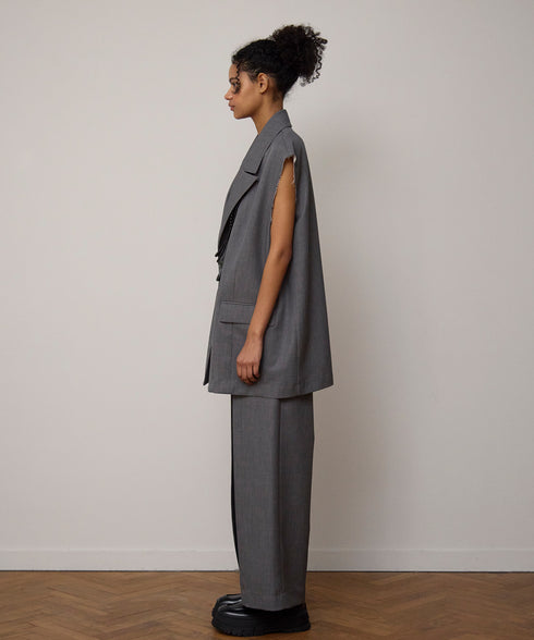 【11.4 NEW IN】カットオフ・ハイウエストパンツ