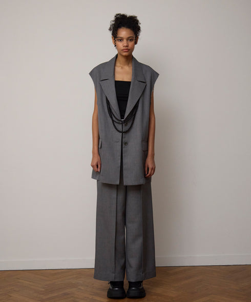 【11.4 NEW IN】カットオフ・ハイウエストパンツ