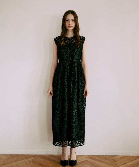 プチフラワーレースワンピース