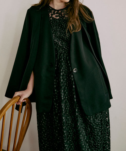 プチフラワーレースワンピース