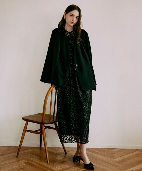 プチフラワーレースワンピース