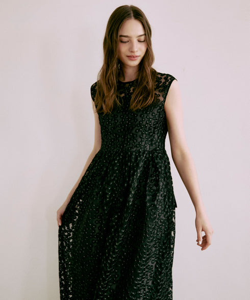 プチフラワーレースワンピース