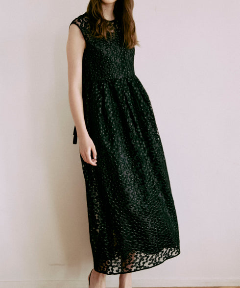 プチフラワーレースワンピース