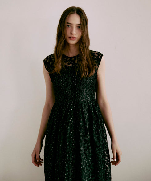 プチフラワーレースワンピース