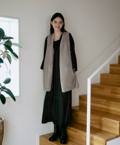 ゴールドリーフ・ヨーク切替えワンピース