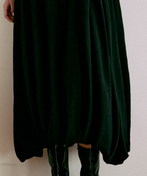 ノースリーブ・バルーンワンピース