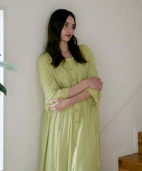 2WAYドロストスリーブワンピース