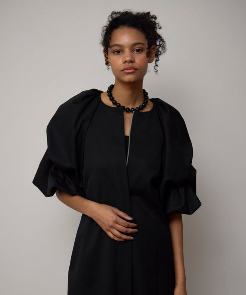 【9.18 InstaLIVE Pickup】 バブルスリーブ・コートワンピース