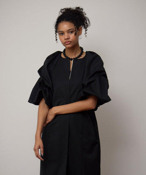 【9.18 InstaLIVE Pickup】 バブルスリーブ・コートワンピース