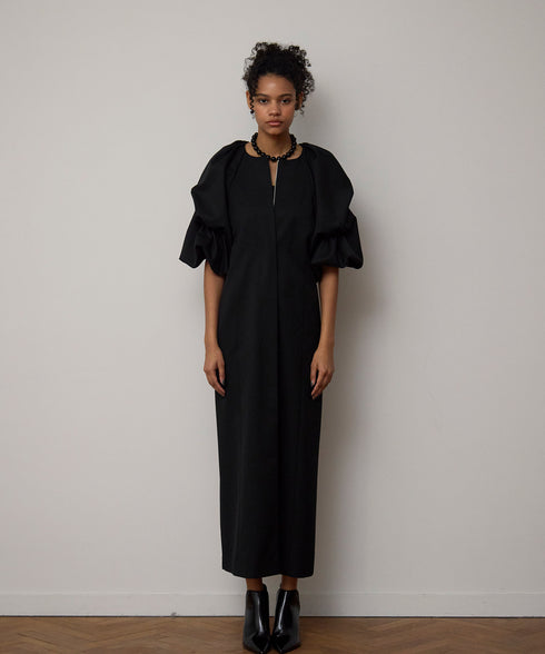 【9.18 InstaLIVE Pickup】 バブルスリーブ・コートワンピース