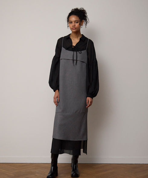 【10.27 NEW IN】シアーヘムキャミドレス