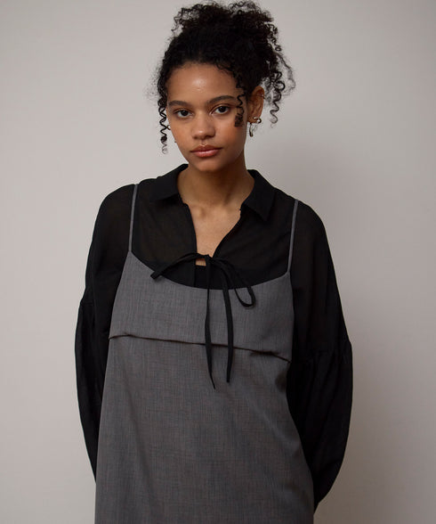 【10.27 NEW IN】シアーヘムキャミドレス