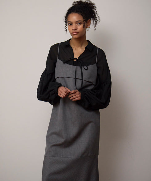 【10.27 NEW IN】シアーヘムキャミドレス