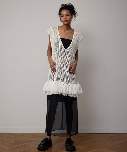 シアーレイヤードスカート