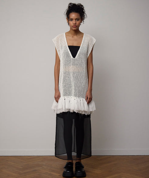 シアーレイヤードスカート