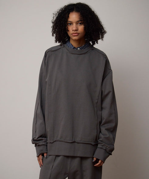 カットオフスウェットトップス