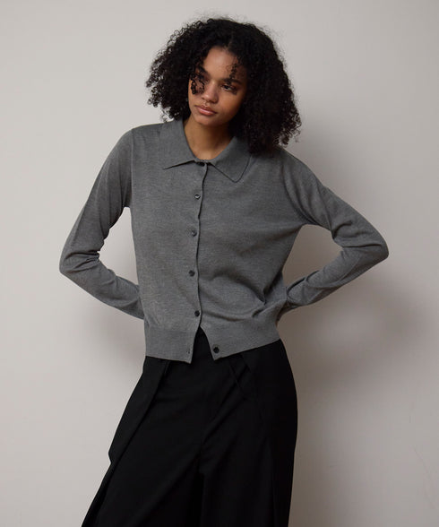 【10.9 InstaLIVE Pickup】ミニマルニットカーディガン