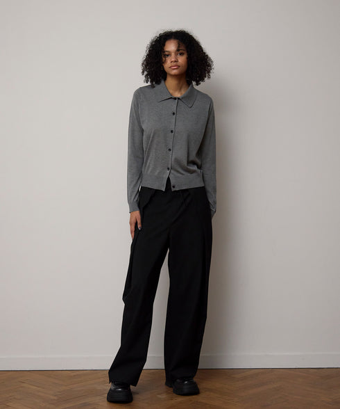 【10.9 InstaLIVE Pickup】ミニマルニットカーディガン