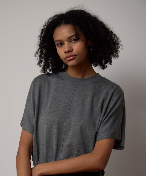 【10.9 InstaLIVE Pickup】センターシームニットTシャツ