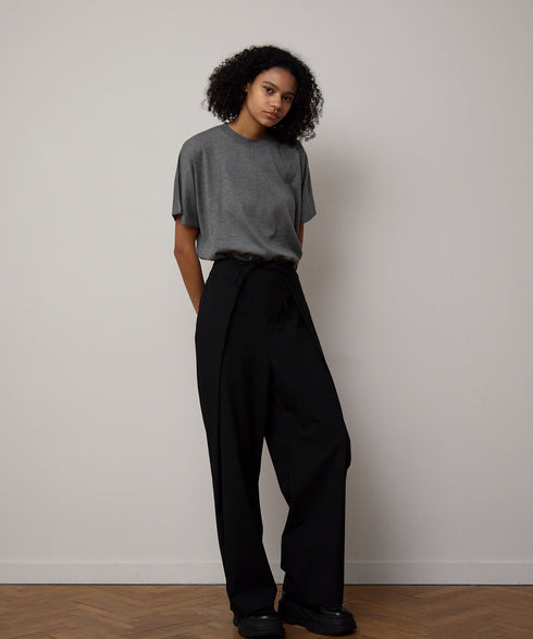 【10.9 InstaLIVE Pickup】センターシームニットTシャツ