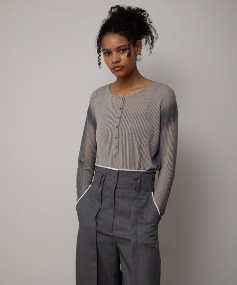 【11.4 NEW IN】カットオフ・ハイウエストパンツ