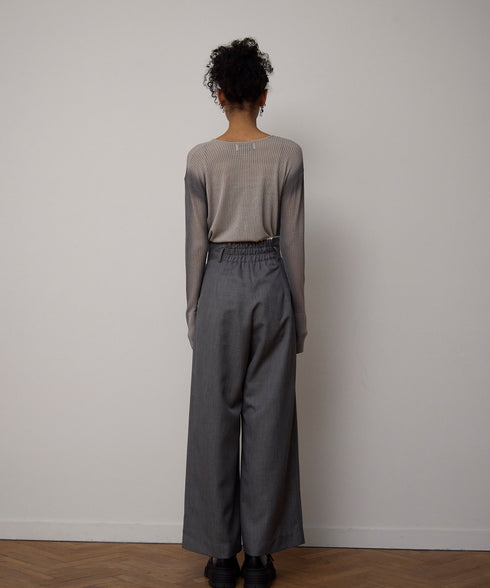 【2025.11 NEW IN】スプレープリント針抜きリブニット