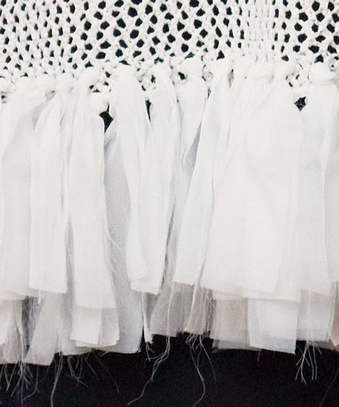 【8.21 InstaLIVE Pickup】リボンシフォン付きニットベスト