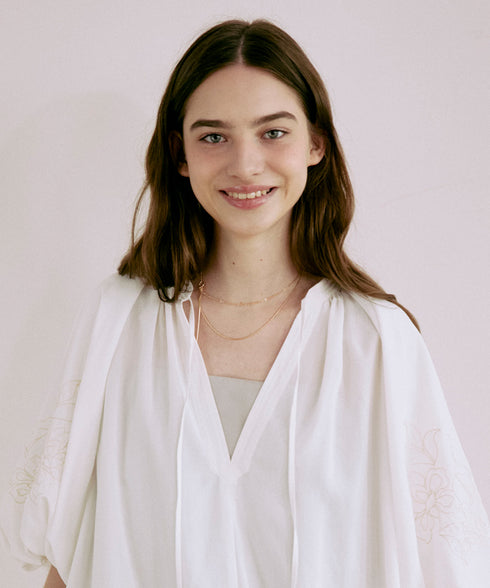 ドレープチェーン2連ネックレス