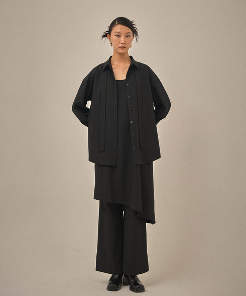 【12.8 InstaLIVE Pickup】ピンストライプ オーバーシャツ