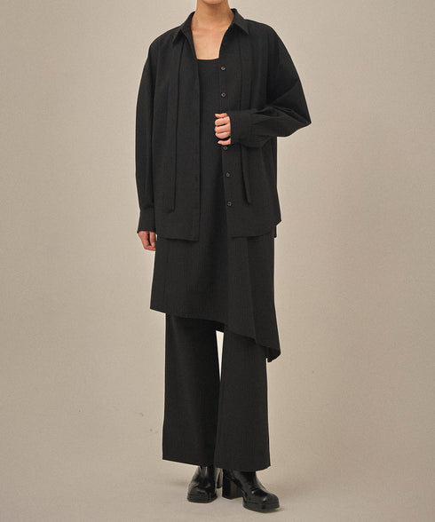 【12.8 InstaLIVE Pickup】ピンストライプ オーバーシャツ