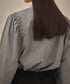 ショルダーギャザー ブラウス