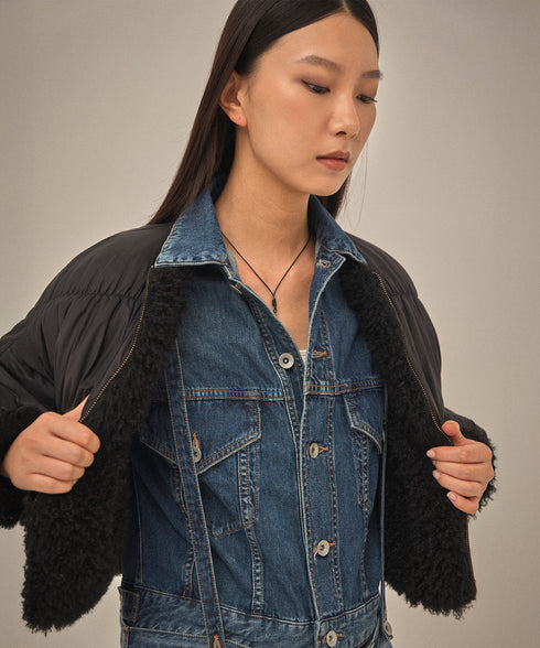 【11.7 InstaLIVE Pickup】チベットラムリバーシブルブルゾン