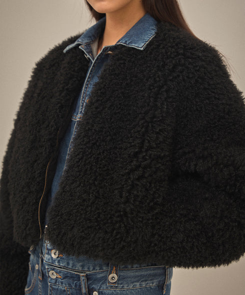 【11.7 InstaLIVE Pickup】チベットラムリバーシブルブルゾン