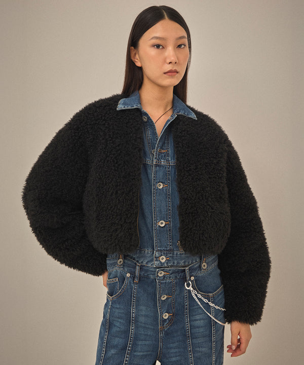 【11.7 InstaLIVE Pickup】チベットラムリバーシブルブルゾン