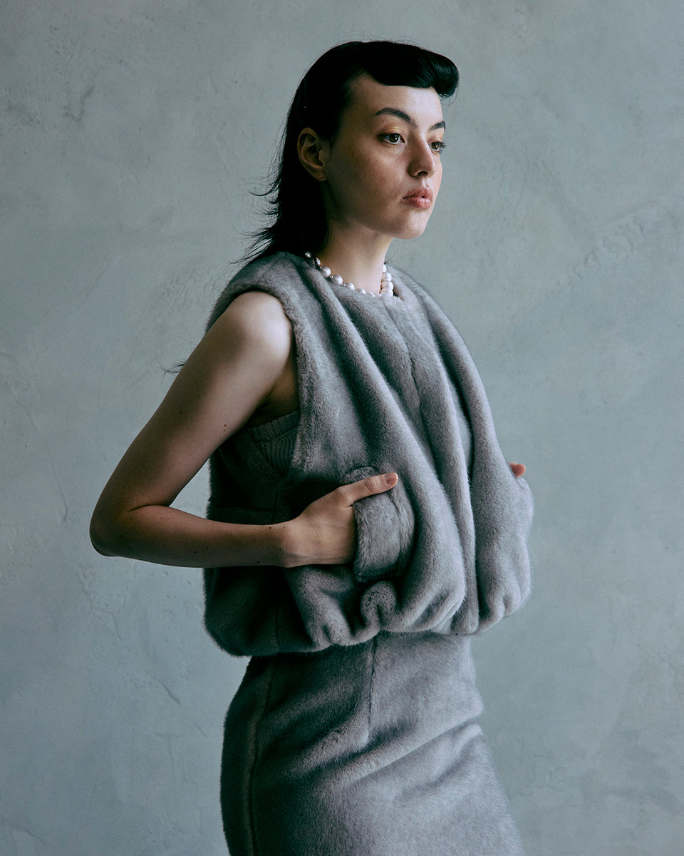 2025.11 NEW IN】ウールボア・コンパクトジレ